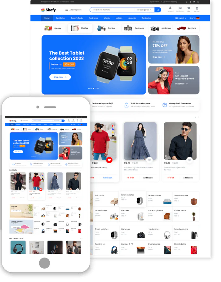 E-commerce website